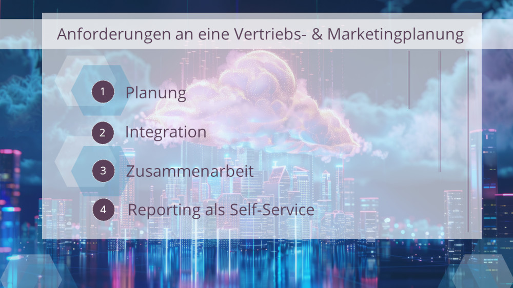 Anforderungen Vertriebs- und Marketingplanung