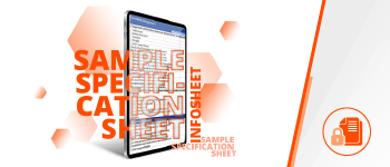 Extract ORBIS sample specifications sheet