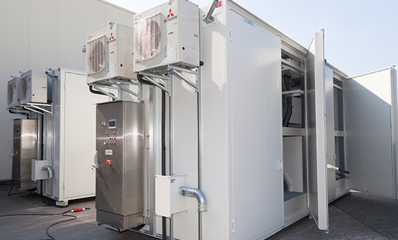 Ion battery test room at DENIOS