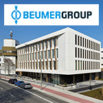 Blick auf das Gebäude der BEUMER Group