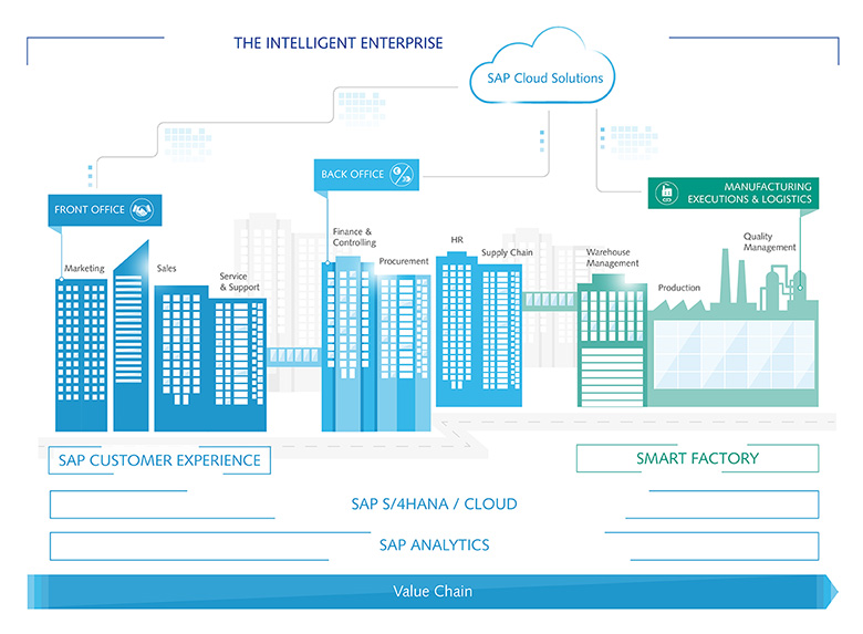 Infographic ORBIS’s expertise in SAP consulting