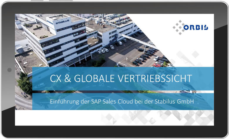 CX und globale Vertriebssicht bei Stabilus